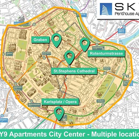 Sky9 Apartments City Center Vienna Luaran gambar